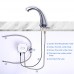 Charmingwater Automatic Sensor Touchless Bathroom Sink Faucet with Hole Cover Plate  Chrome Vanity Faucets  Hands Free Bathroom Water Tap with Control Box and Temperature Mixer - B07CCH882V